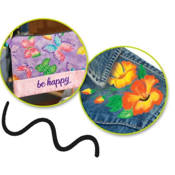 Permanent Fabric Paint Marker (Black) - Picture 4 of 5